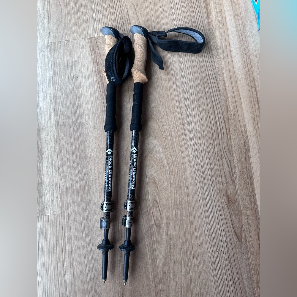Black Diamond Alpine Carbon Cork Trekking Pole Adjustable 100-130cm Flicklock